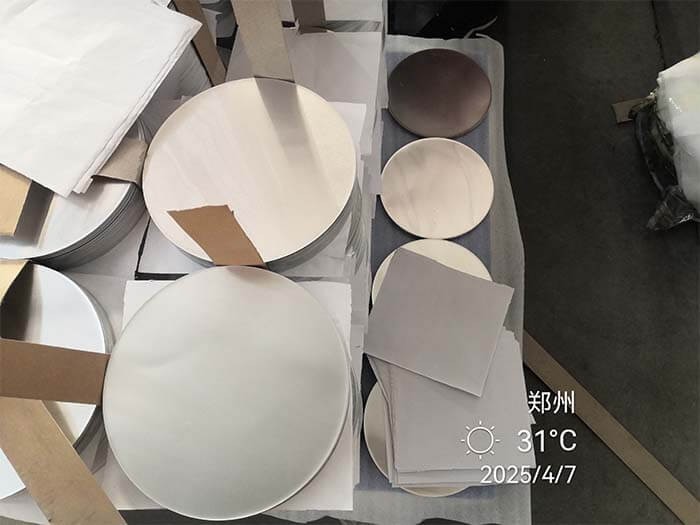 1050 1060 1070 1100 aluminium Circle O H14 H24